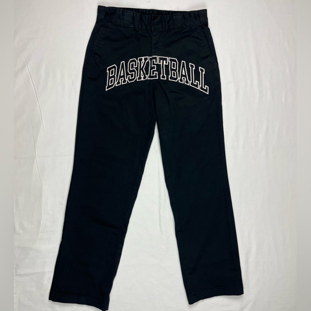 Basketball Skateboards Mens Chino Pants Sz 30 x 31 Black Heron Preston A4